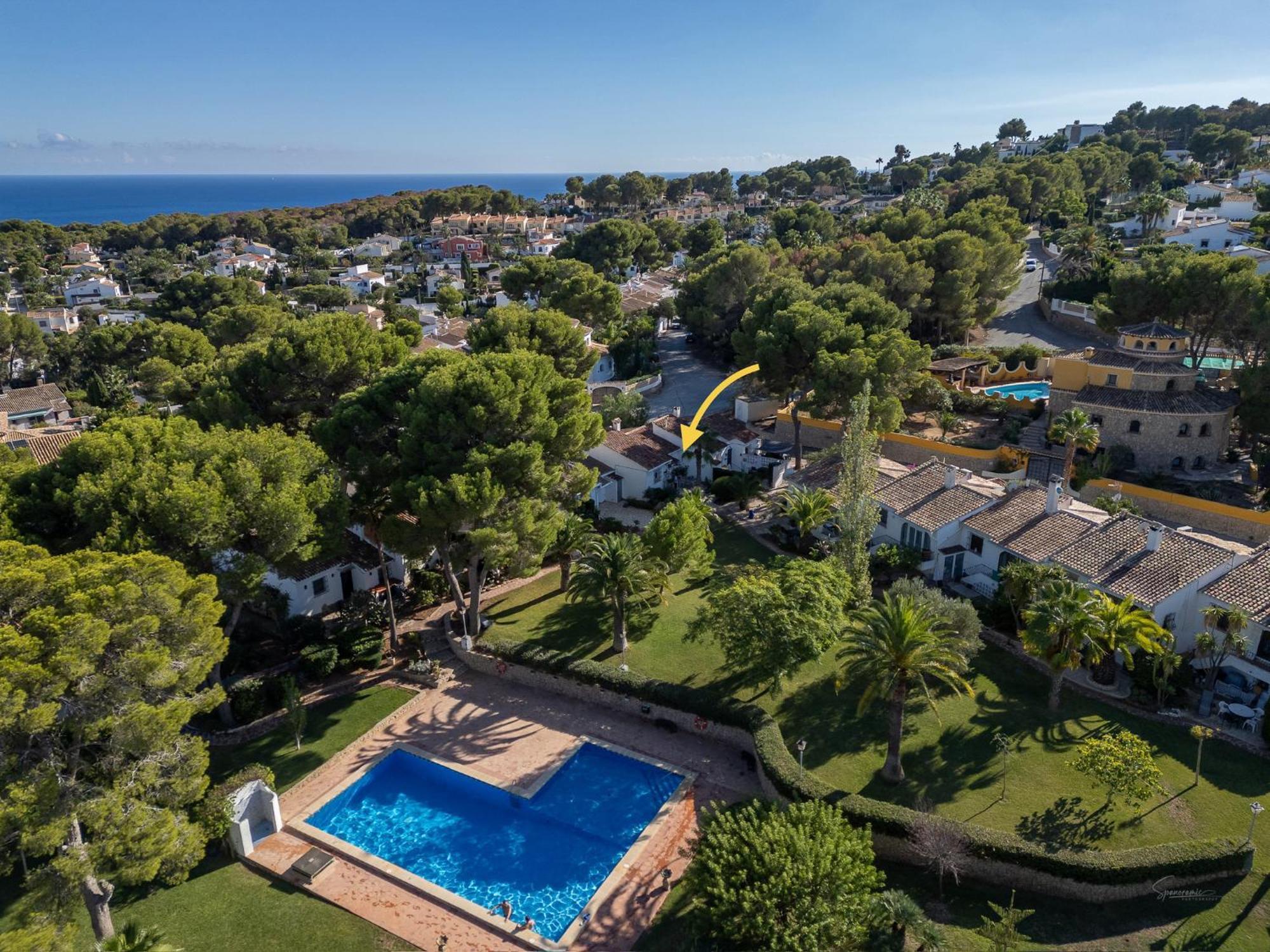 Bungalow Marquerite Moraira, 5 Minutes From Beach Teulada Bagian luar foto